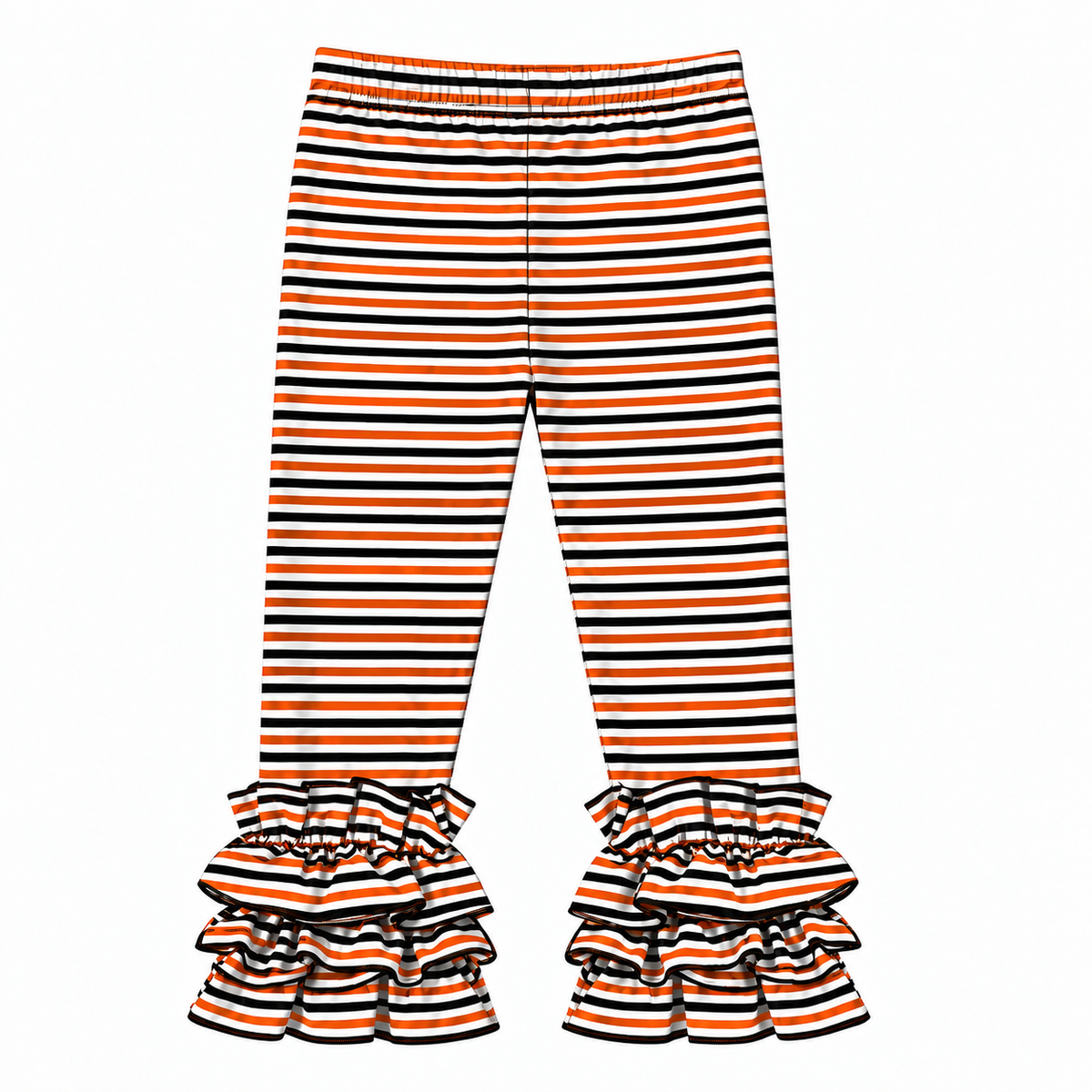 Orange and Black Striped Pants