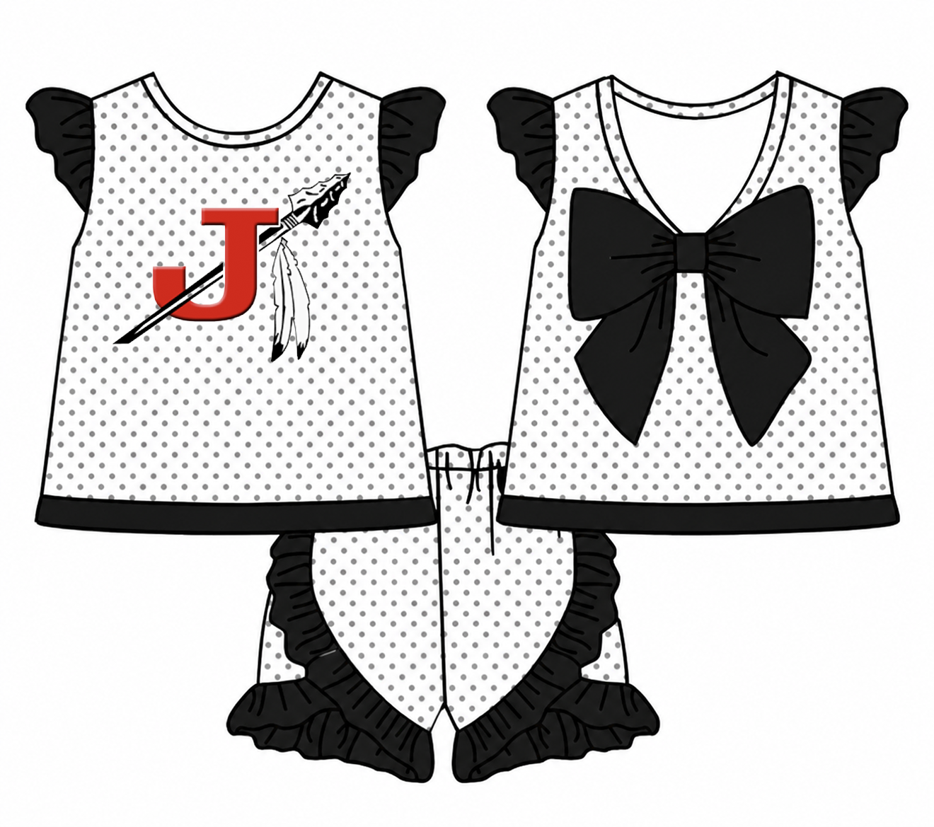 Jackson Bow Short Set