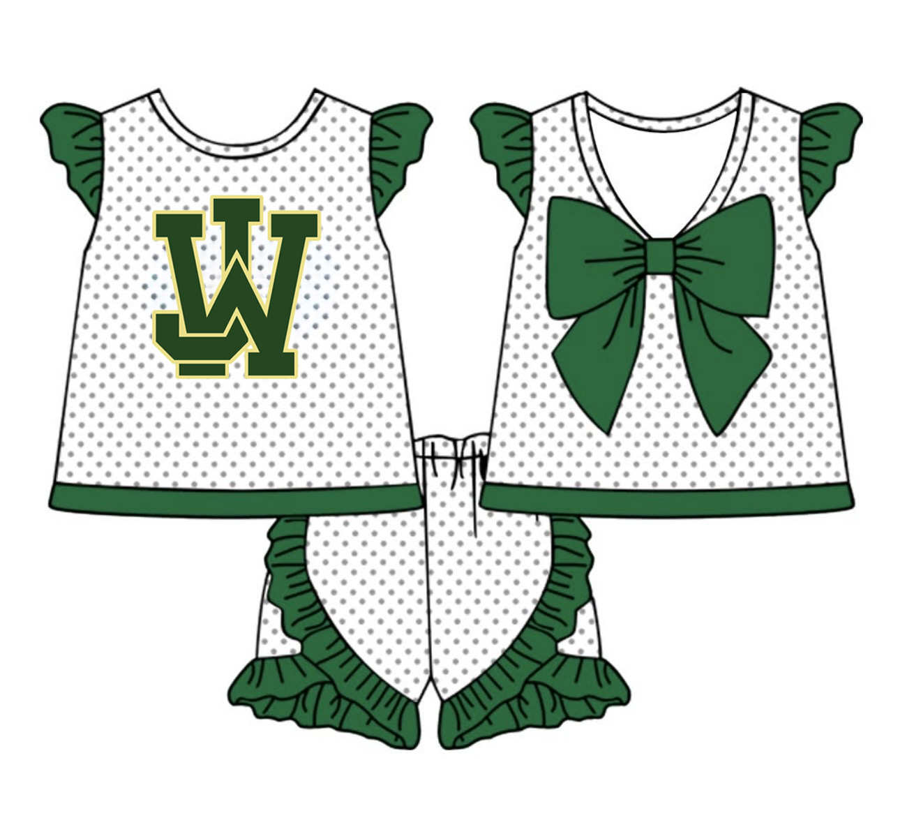 West Jones Bow Short Set