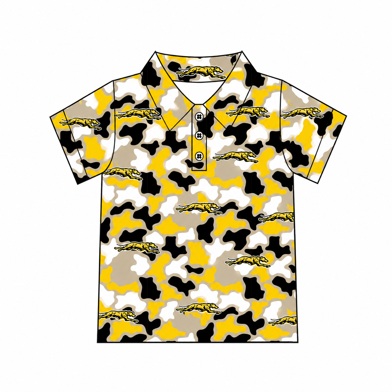 Camo Greyhounds(yellow) Polo