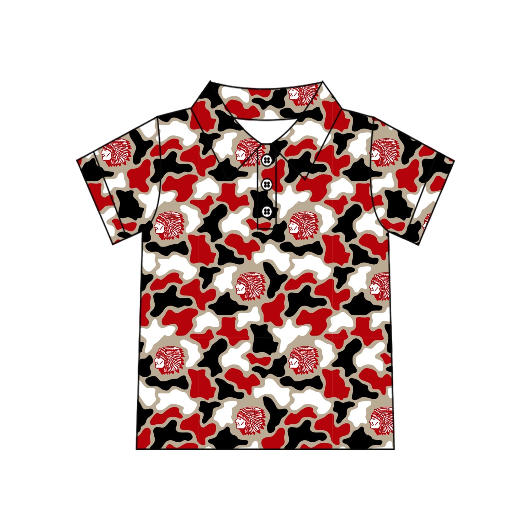 Camo Pocahontas Polo