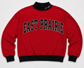 East Prairie Two Toned Embroidered Kids Mock Neck