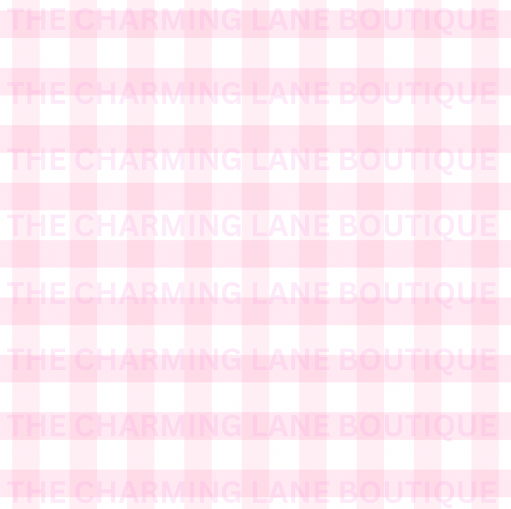 Pink Gingham Short Set Bows