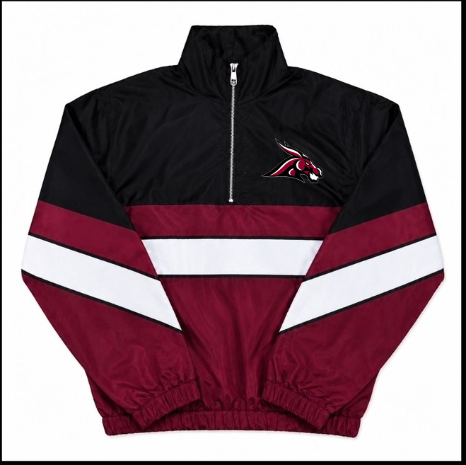 Adult Maroon/Black/White Pullover