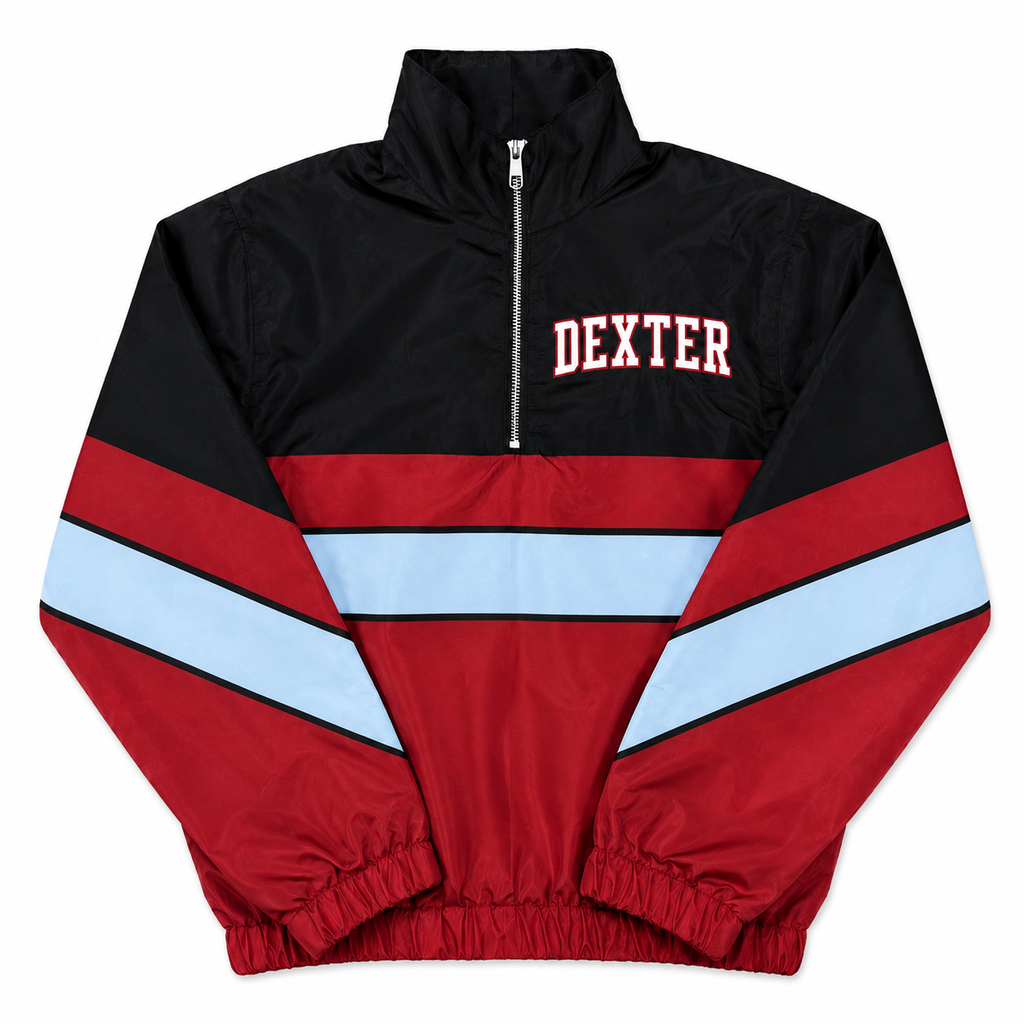 Adult Red/Black/White Pullover