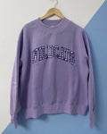 Wildcats Purple Gingham Mock Neck