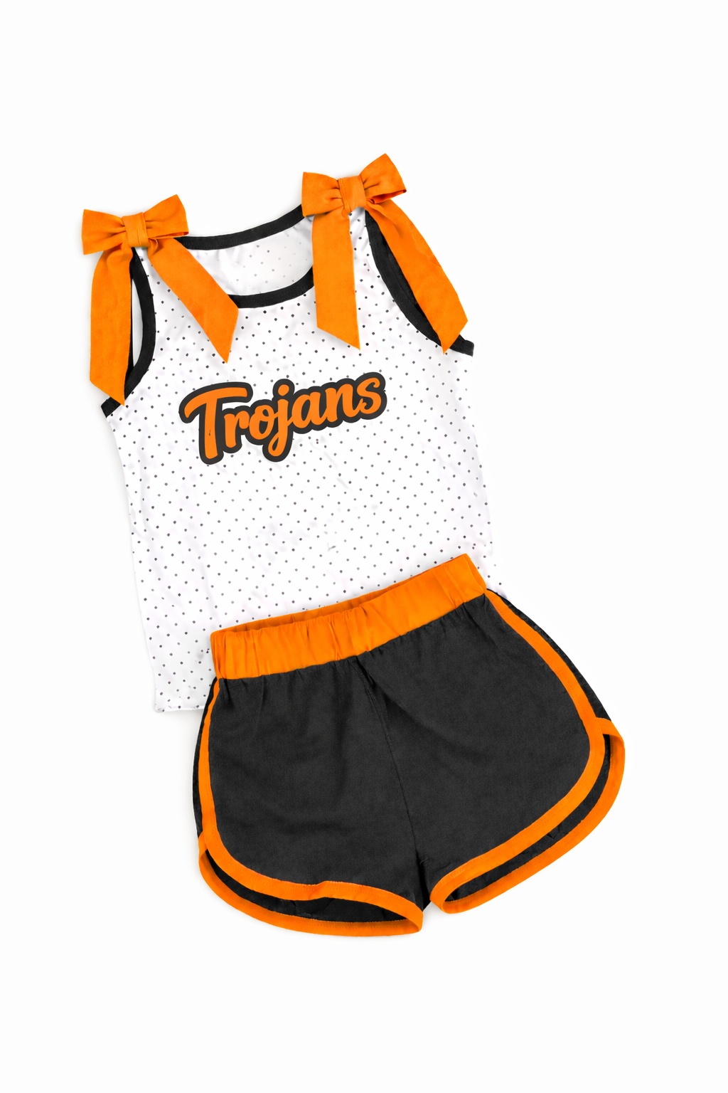 Trojans (orange) Shorts Set