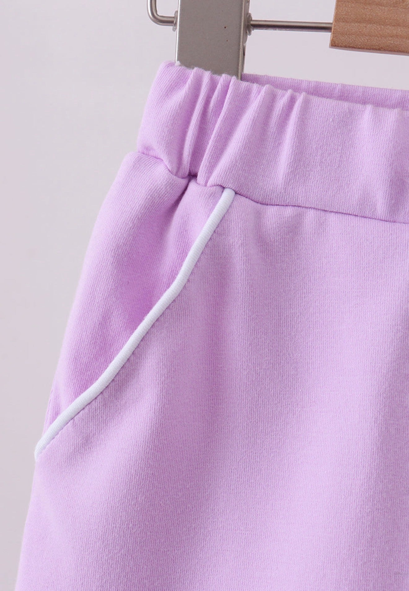 Purple Scallop Skort