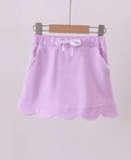 Purple Scallop Skort