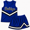 Bulldogs (blue) Two Piece Cheer Uniform