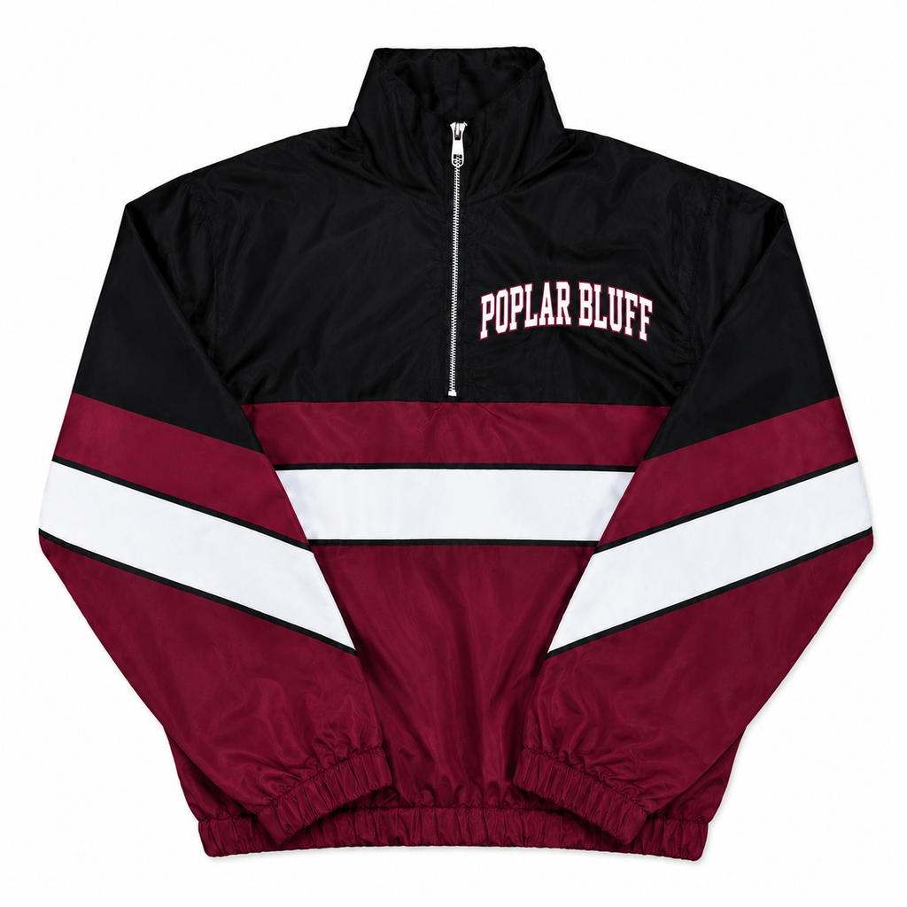 Adult Maroon/Black/White Pullover