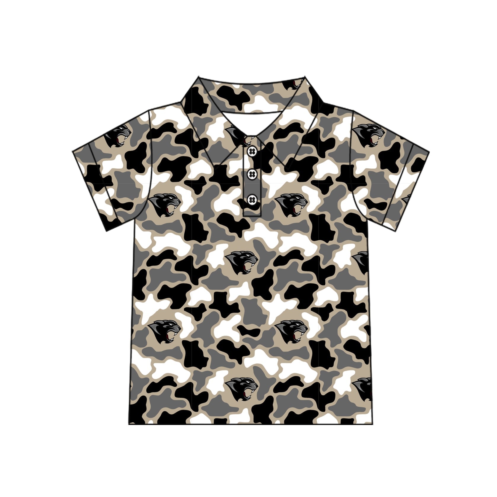 Camo Panthers Polo