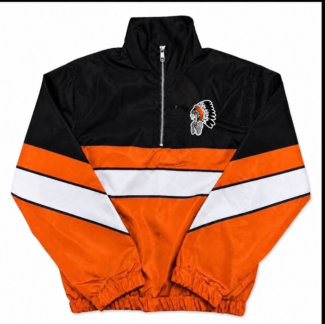 Kids Orange/Black/White Pullover