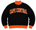 Cape Central Two Toned Embroidered Women’s Mock Neck