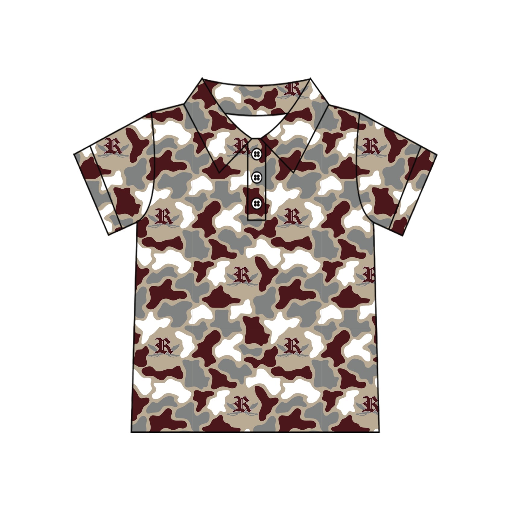 Camo Riverside Polo