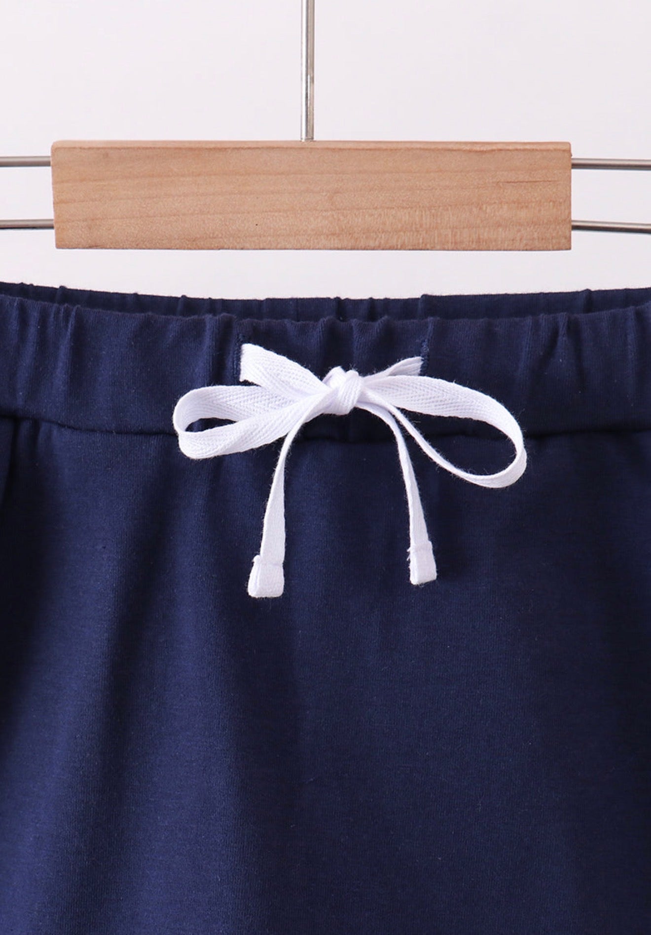 Navy Scallop Skort