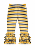 Black and Yellow Striped Pants