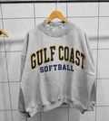 Gulf Coast Softball Embroidered Mock Neck