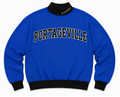 Portageville Two Toned Embroidered Women’s Mock Neck