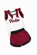 Pirates (maroon) Shorts Set