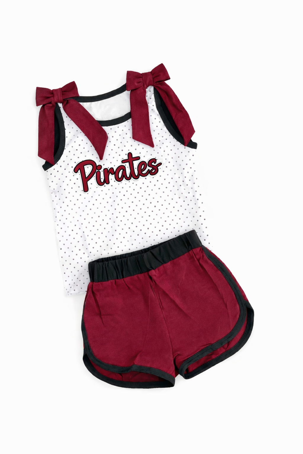 Pirates (maroon) Shorts Set