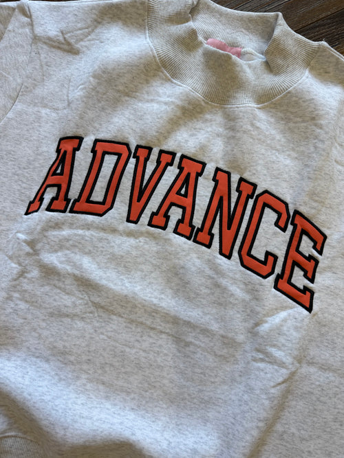 Advance Embroidered Appliqué Mock Neck