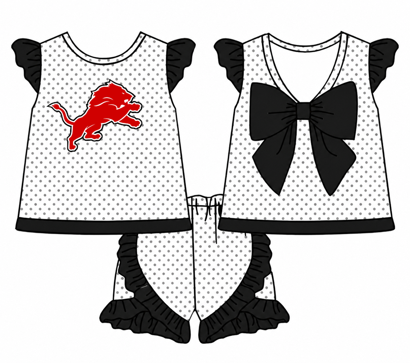 Senath Bow Short Set
