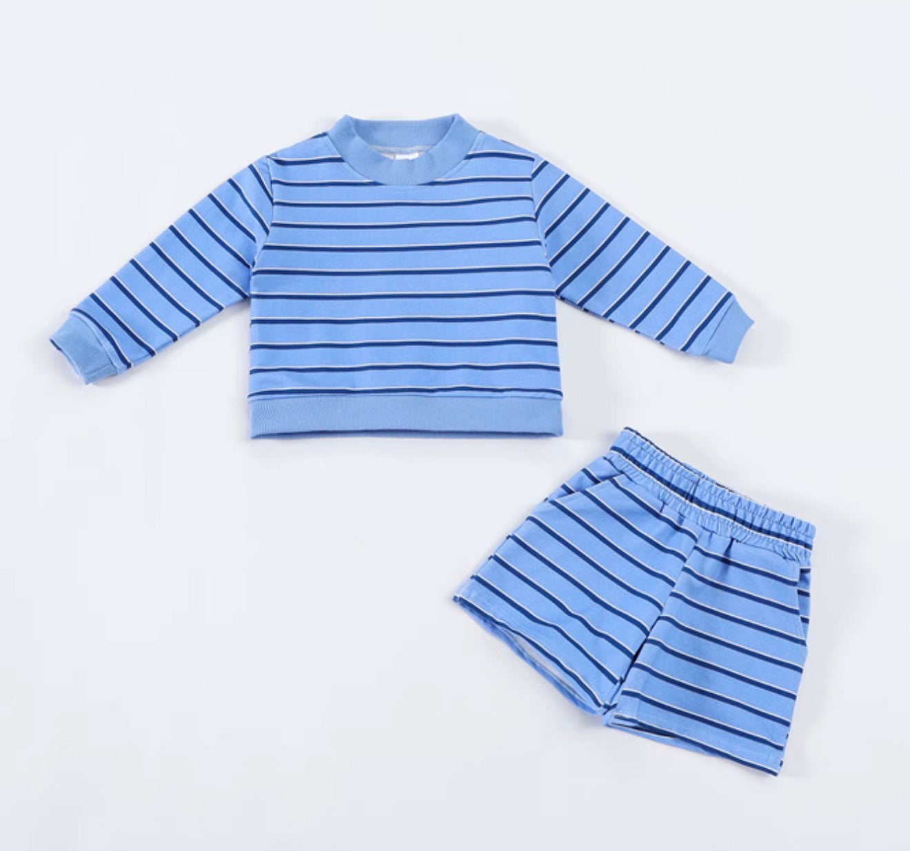 Mom Carolina Blue & Navy Set