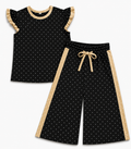 Black & Champagne Gold Blank Set