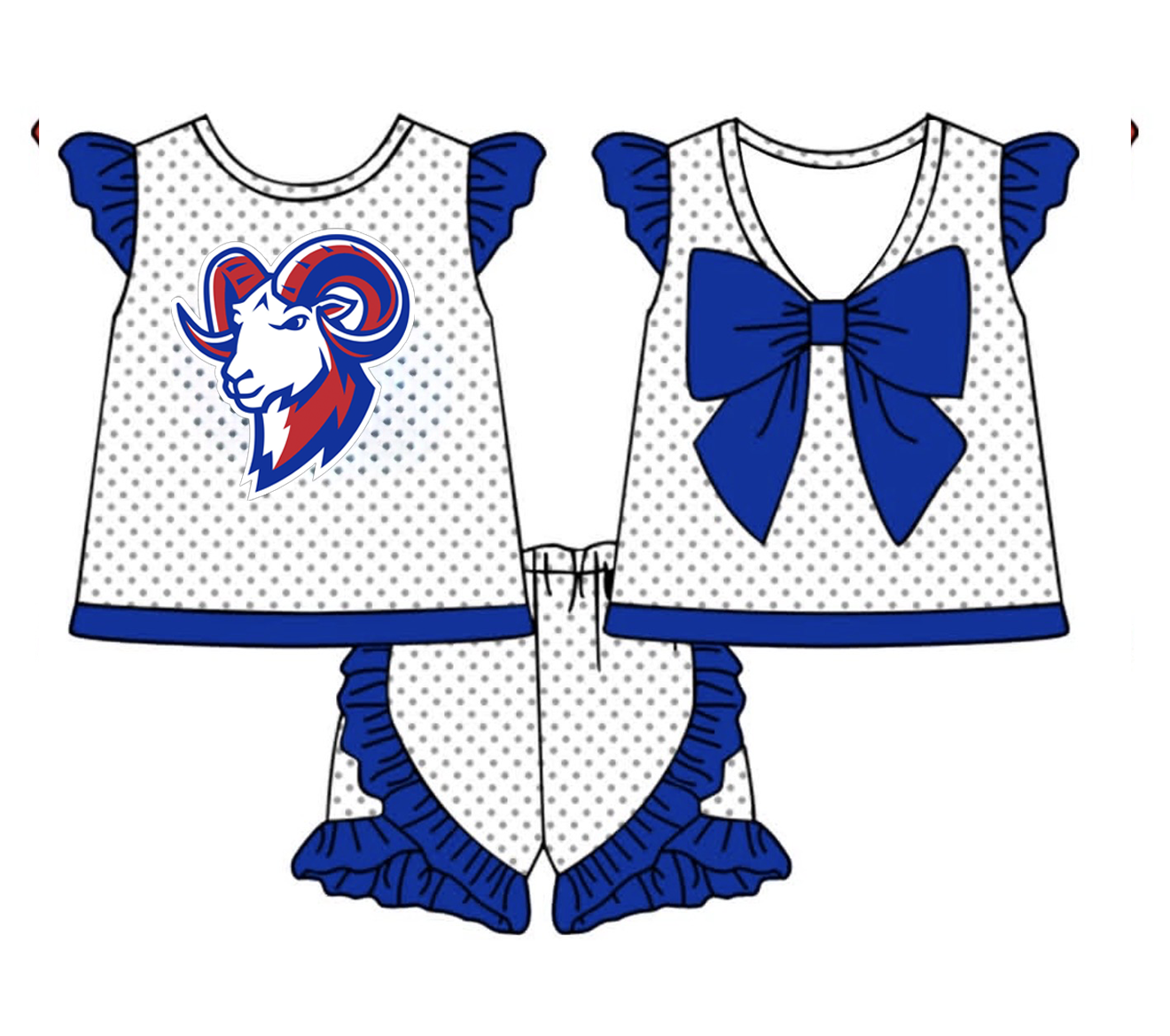 Paragould Bow Short Set