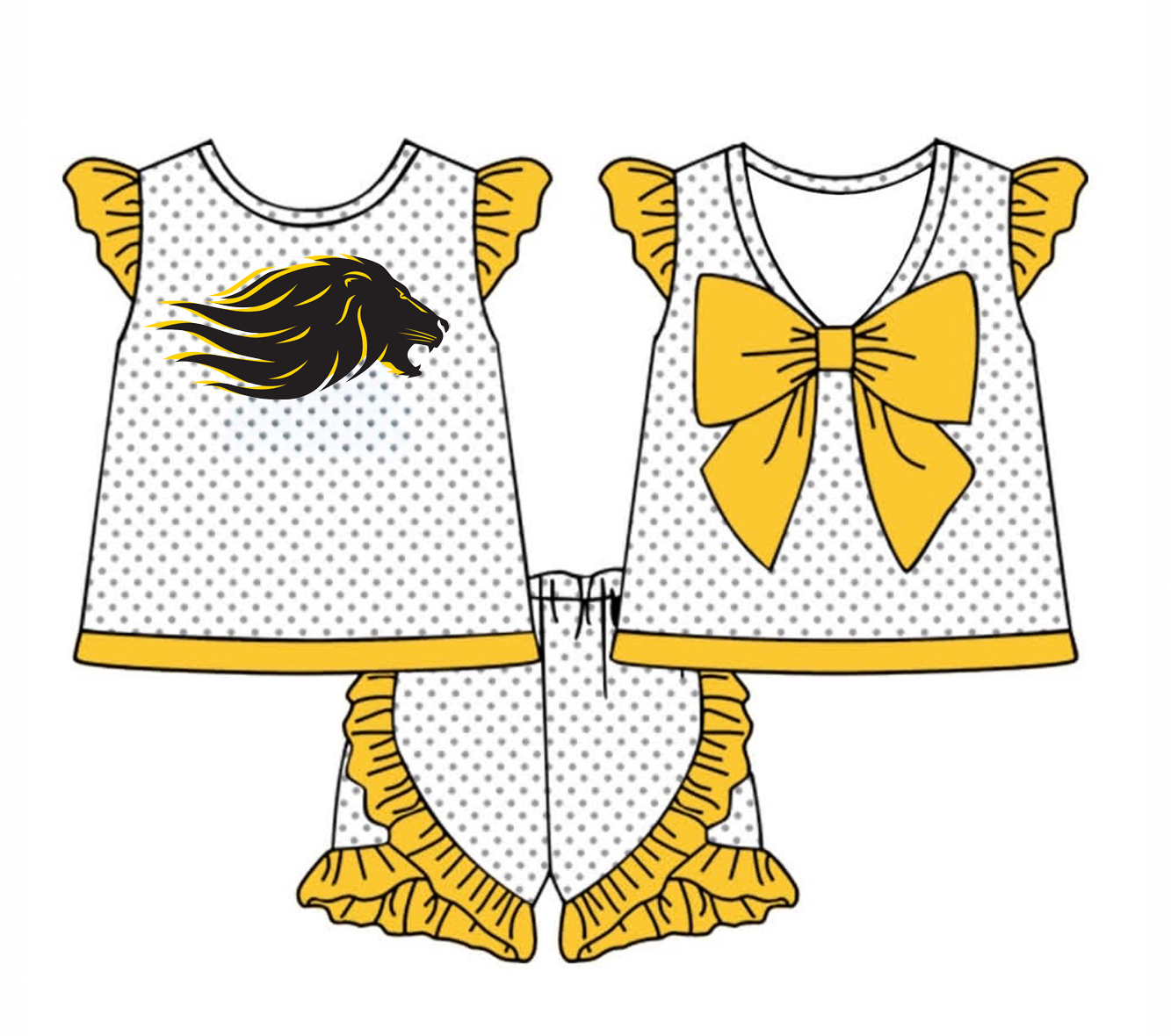 Manila Bow Short Set