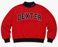 Dexter (Red) Two Toned Embroidered Kids Mock Neck