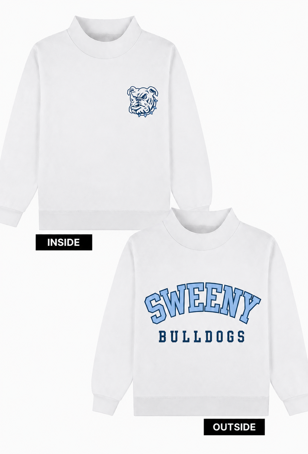 Bulldogs Mock Neck