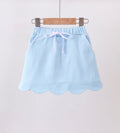 Blue Scallop Skort