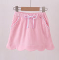 Pink Scallop Skort