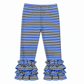 Royal Blue and Black Striped Pants