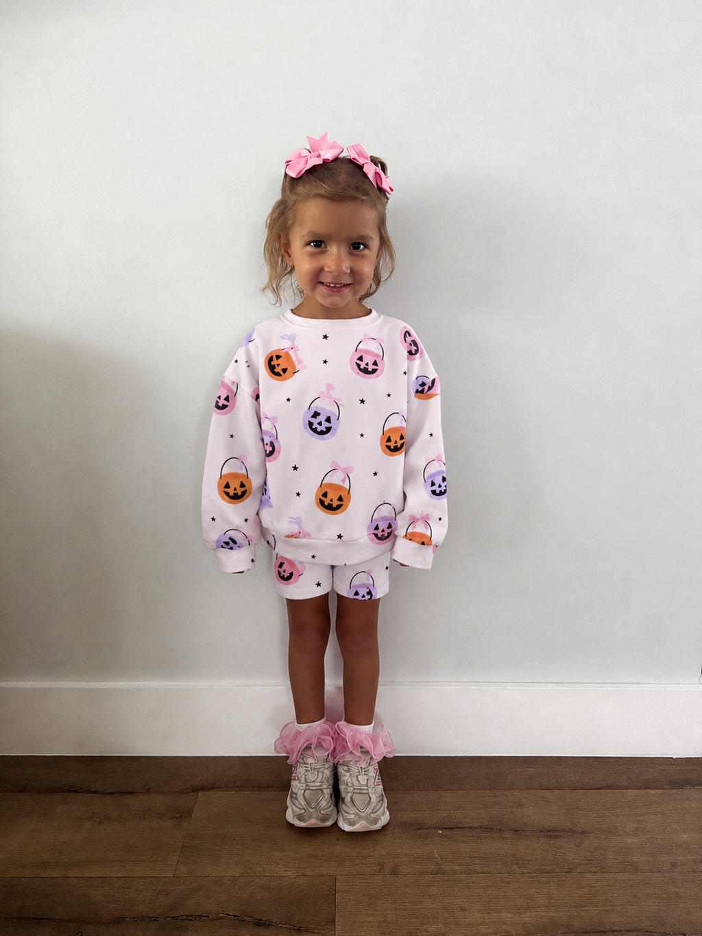 Halloween Biker Short Set