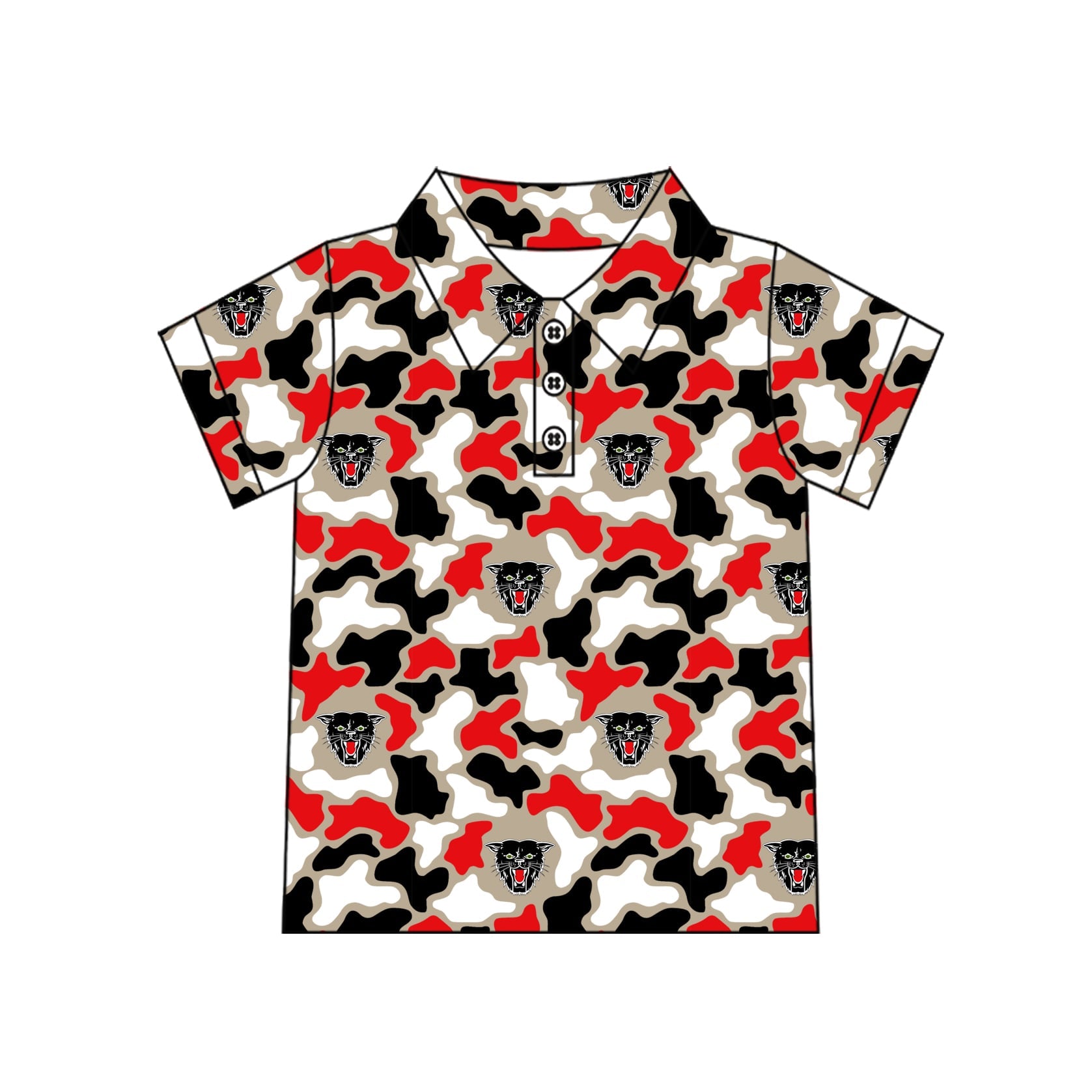 Camo Bearcat Polo