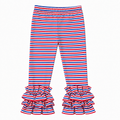Royal Blue and Red Striped Pants
