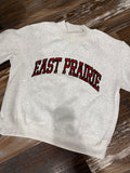 East Praire Embroidered Appliqué Mock Neck